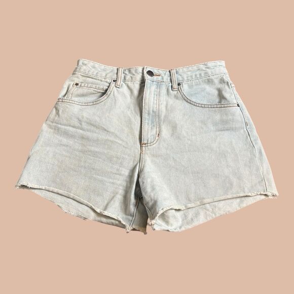 Billabong Pants - BillaBong Cut Off Shorts Womens Size 28 Blue Denim Distressed Light Wash